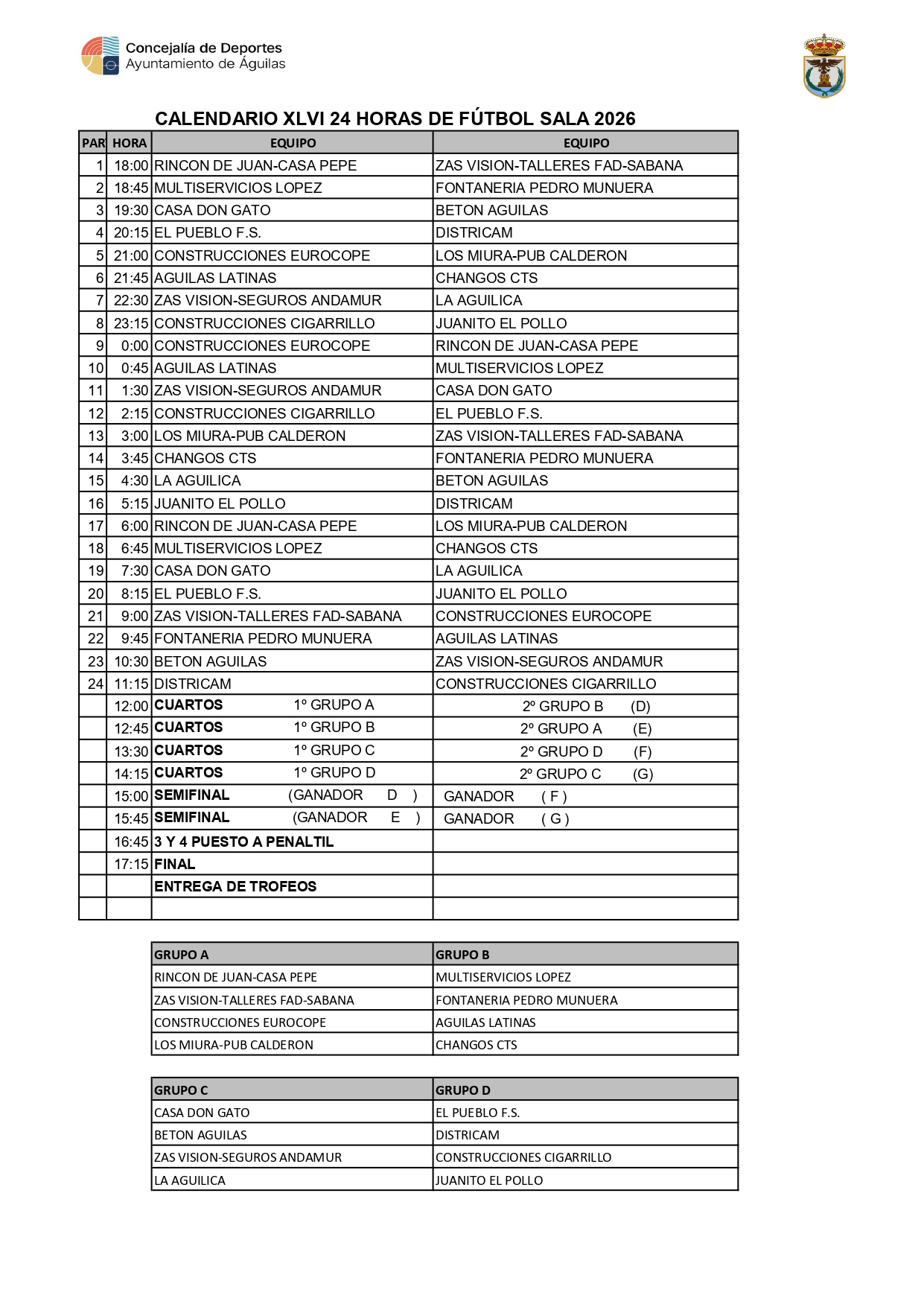 24 Horas de Fútbol Sala